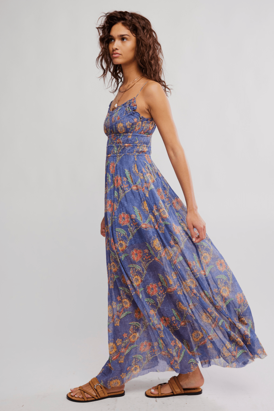 Free People One Ciella Printed Maxi Dress