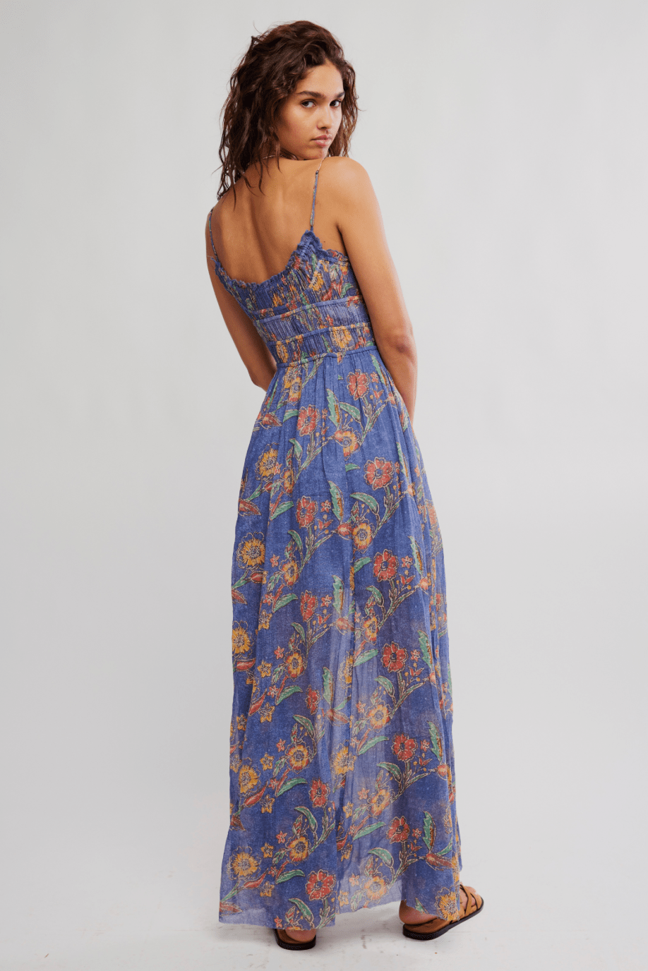 free people blue dress maxi Free People One Ciella Printed Maxi Dress