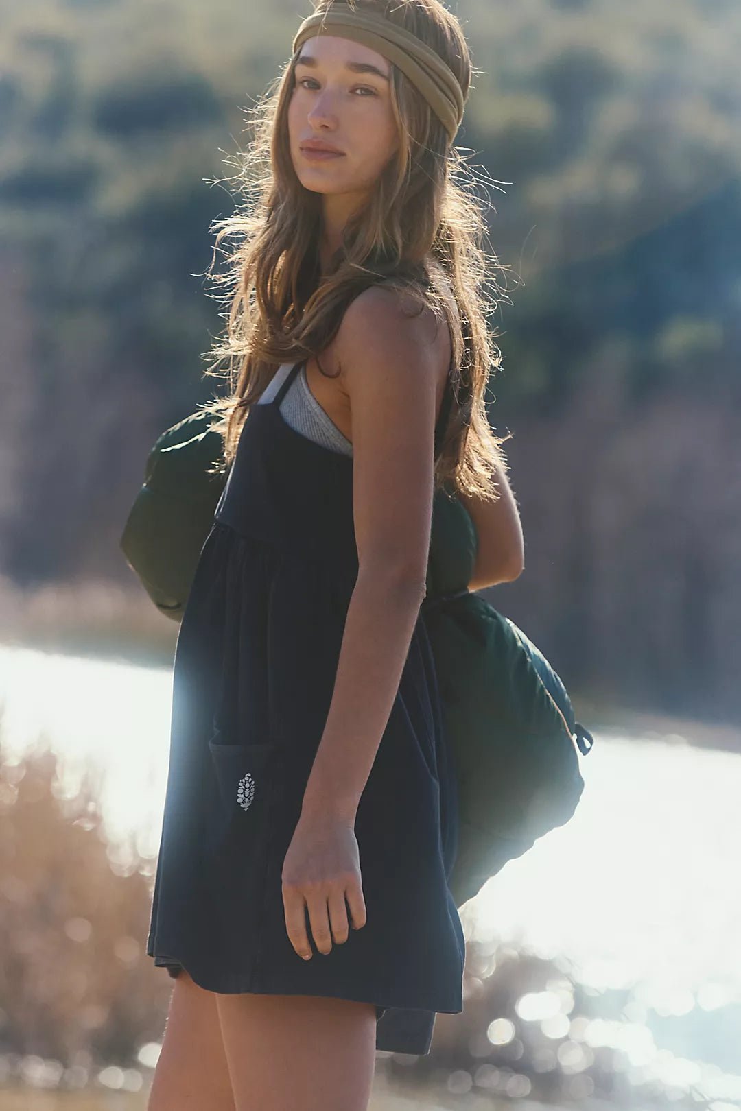 FREE PEOPLE Hot Shot Strappy Romper