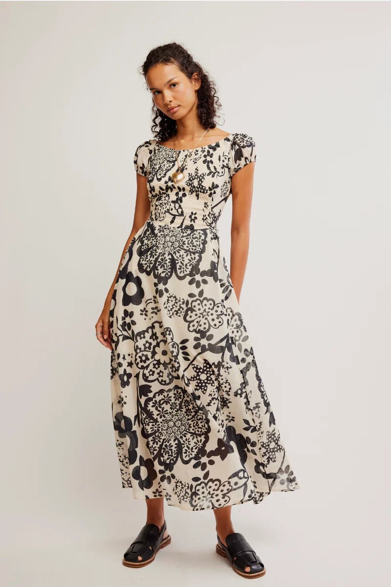 Free People Ultraviolet Dress - Bright White Combo / M Free People Ultraviolet Dress - Bright White Combo / M