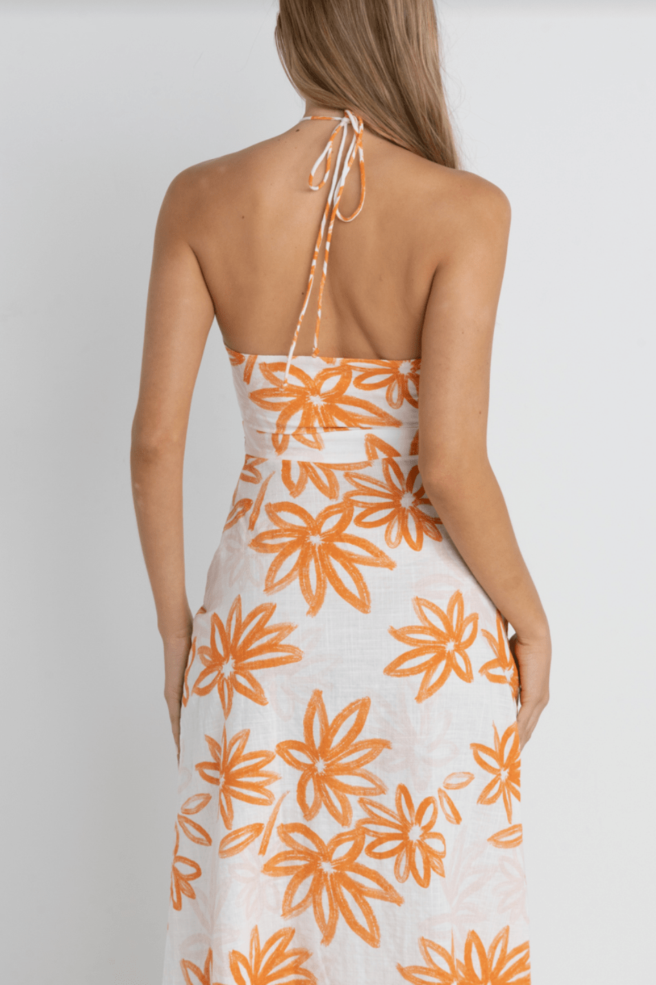 floral cut out maxi dress Andréa cut-out floral-print pleated maxi dress main image 0