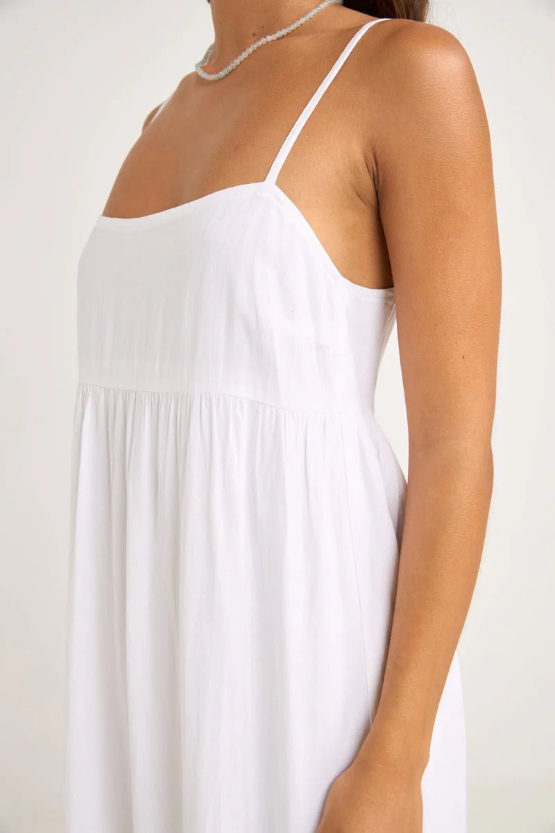 brandy melville white maxi dress RHYTHM Suki Maxi Dress Small