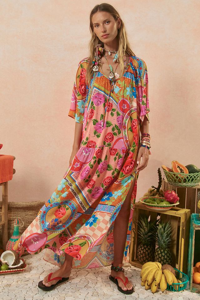 SPELL Aphrodite Gown - Rose X-Small