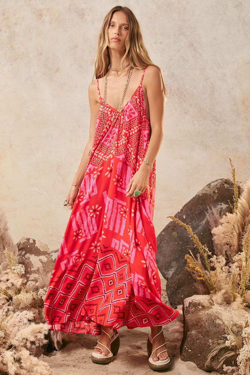 SPELL Libertine Strappy Maxi Dress