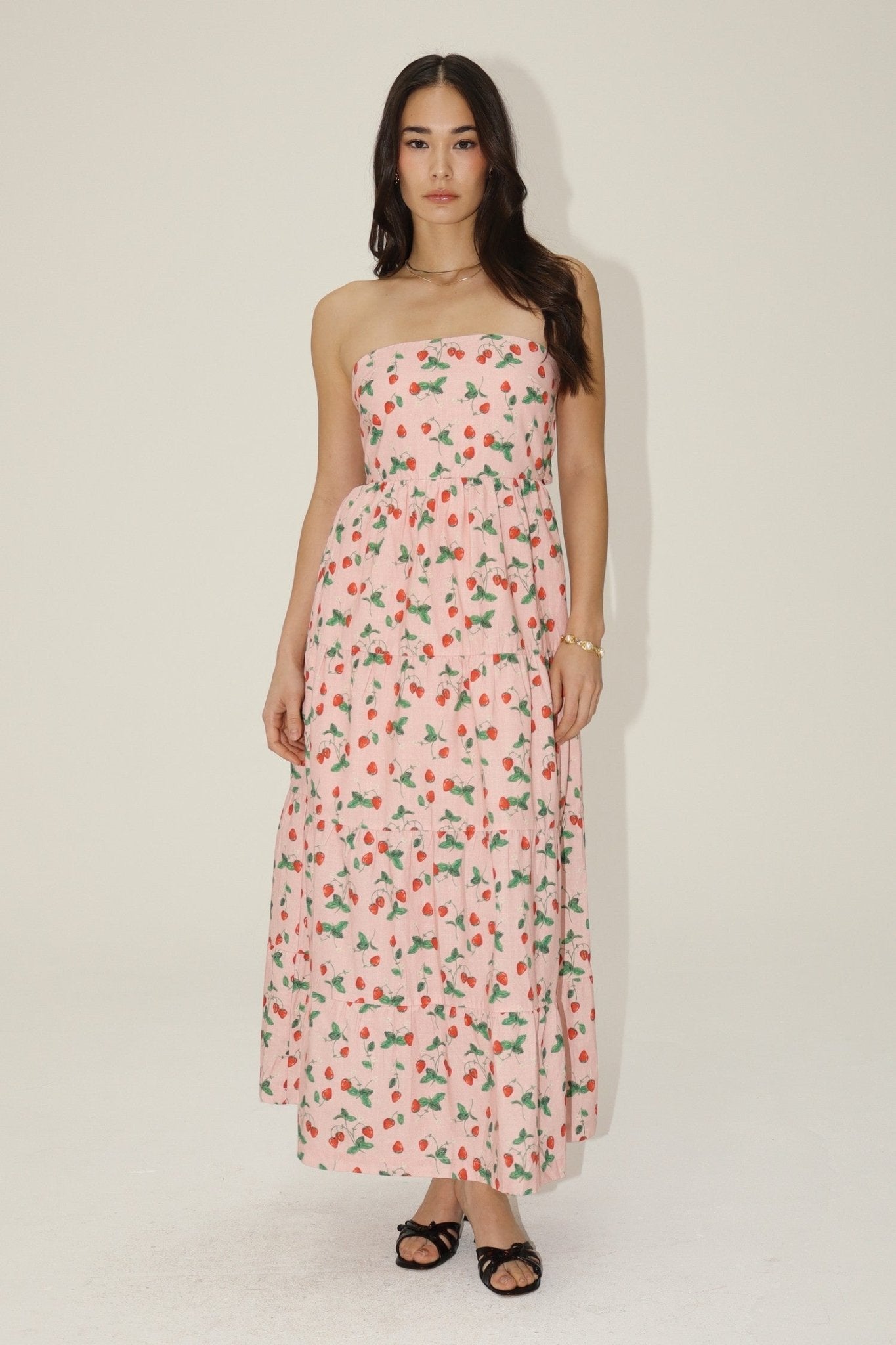 Strawberry Fields Maxi Dress – The Salty Babe
