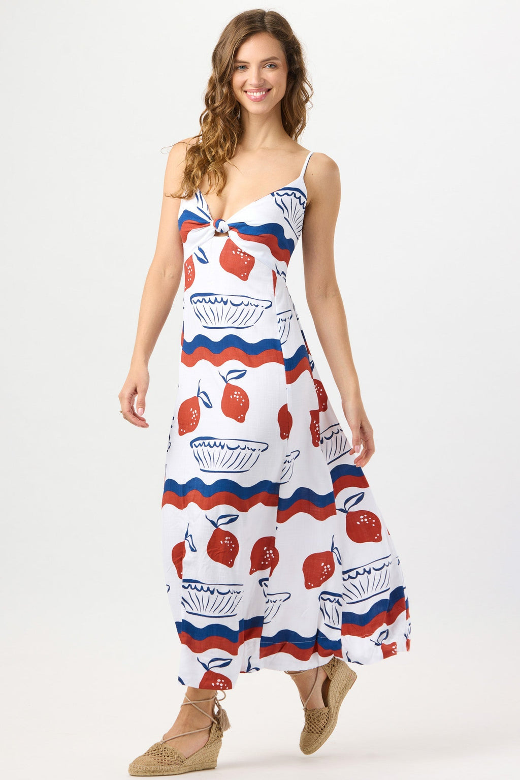 Bridget Maxi Dress | Hawaiian Apparel & Beachwear | Amalfi Rust | One Size