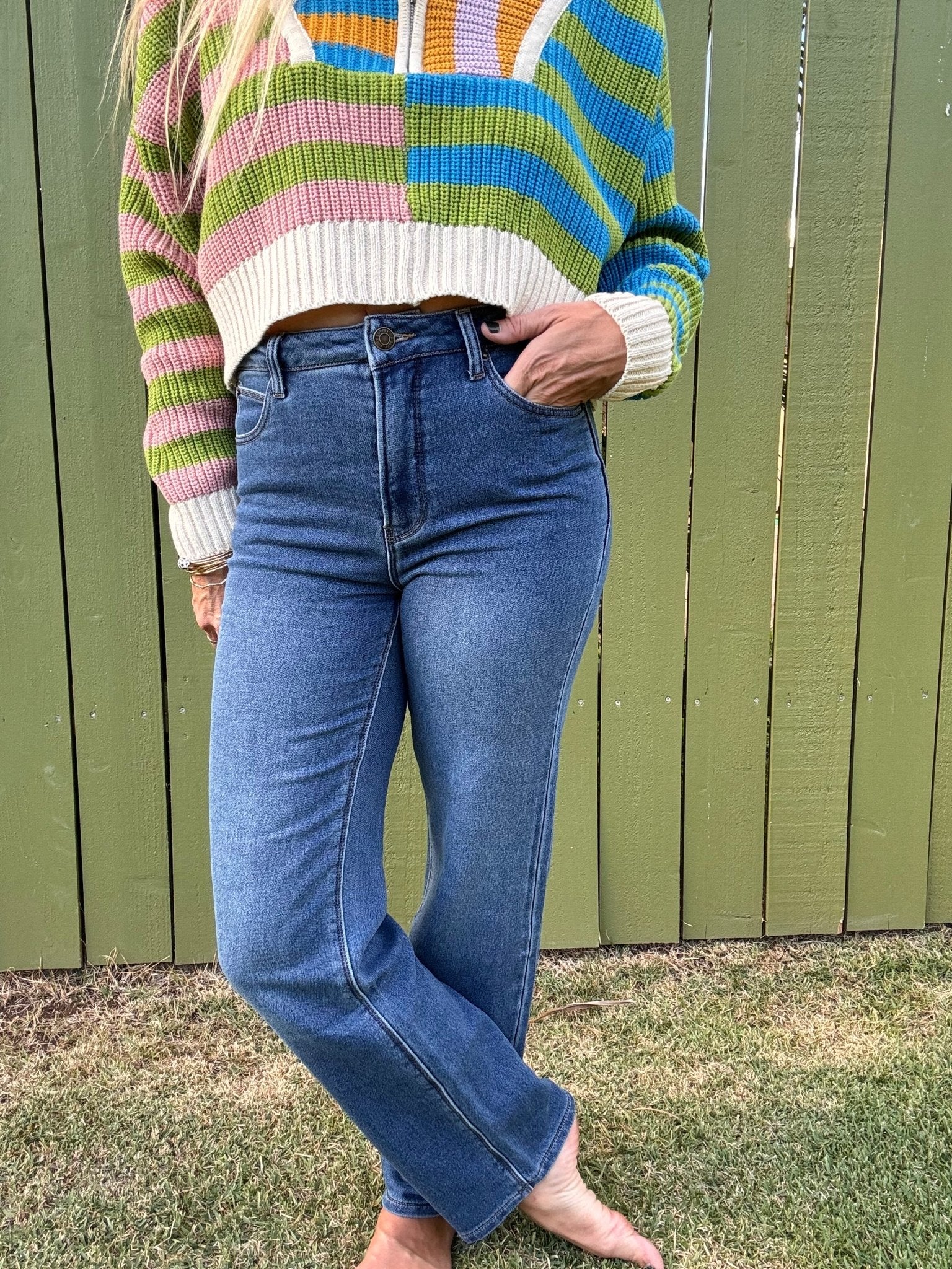 ZSUPPLY Val Denim Straight Leg Jeans Vintage Indigo – The Salty Babe