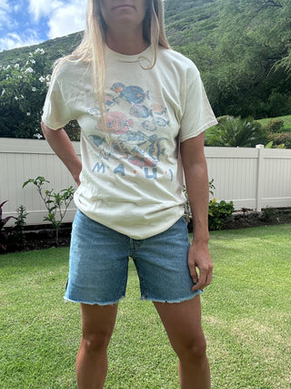 Fish of Maui Thrifted Tee