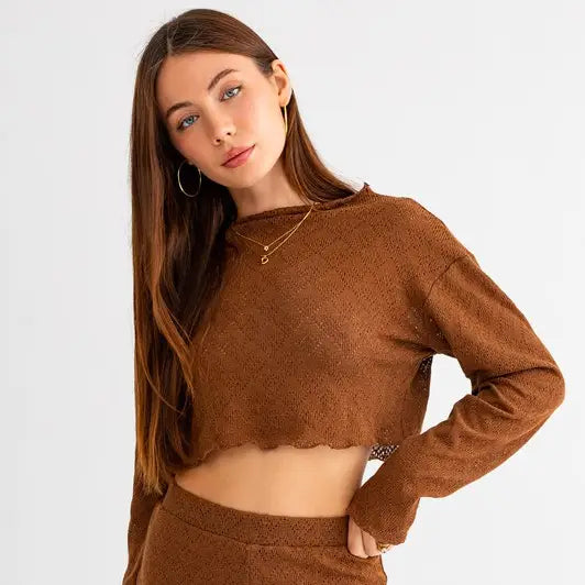 Lola Long Sleeve Crop Top