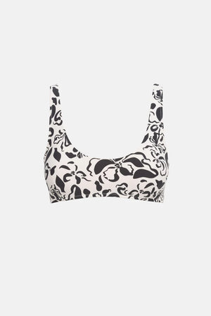 RHYTHM Sundance Floral Crop bikini top