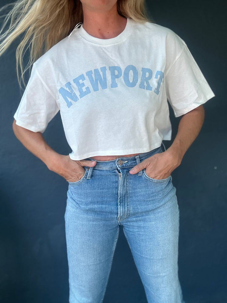 Newport crop tee