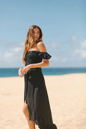 TIARE Brooklyn maxi dress-Black