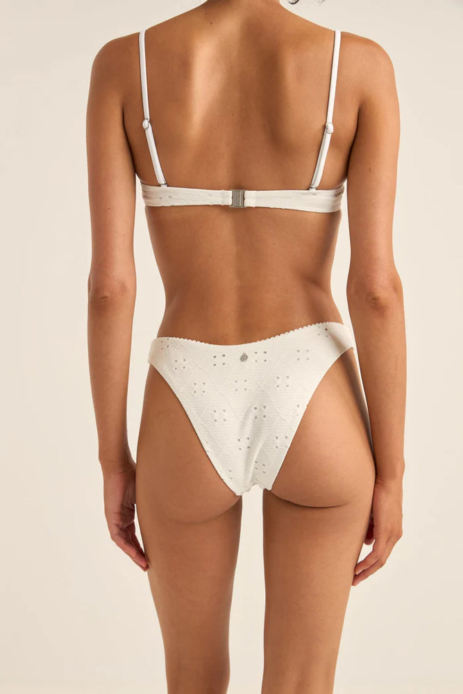 RHYTHM Brighton Eyelet Pico Hi Cut bikini bottom