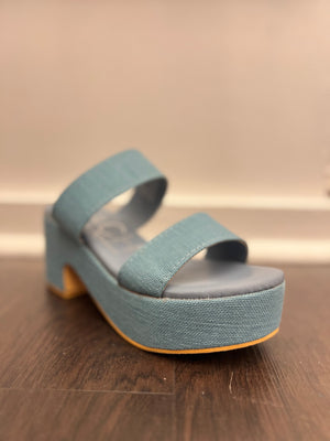 MATISSE Ocean Ave platform sandal-Denim