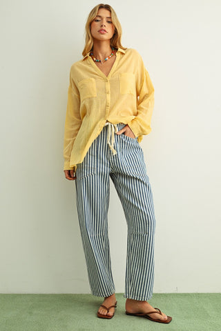 Striped Barrel Pants - Apres Sea Ranch Pants