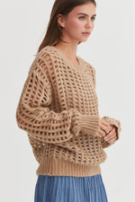 Cooler Weather open knit sweater