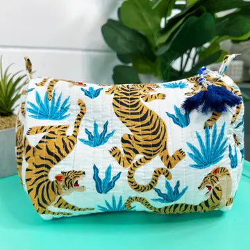 Quilted Makeup bag