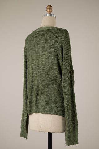 Easy Morning Cardigan - Sage