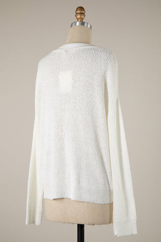 Easy Morning Cardigan - Ivory
