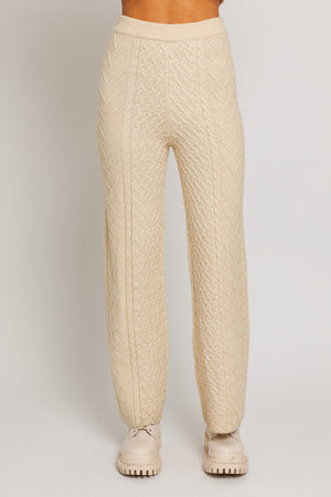 Caroline cable knit pant