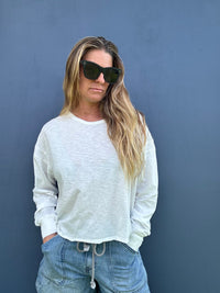 Cut It Out Long Sleeve Top