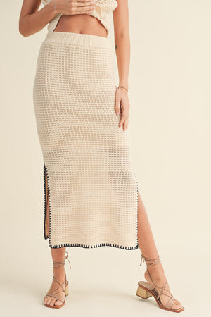 Make My Day crochet maxi skirt