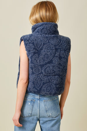 Paisley Hour sherpa vest