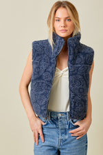 Paisley Hour sherpa vest