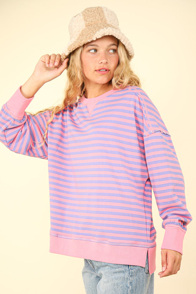 Overtime knit long sleeve top