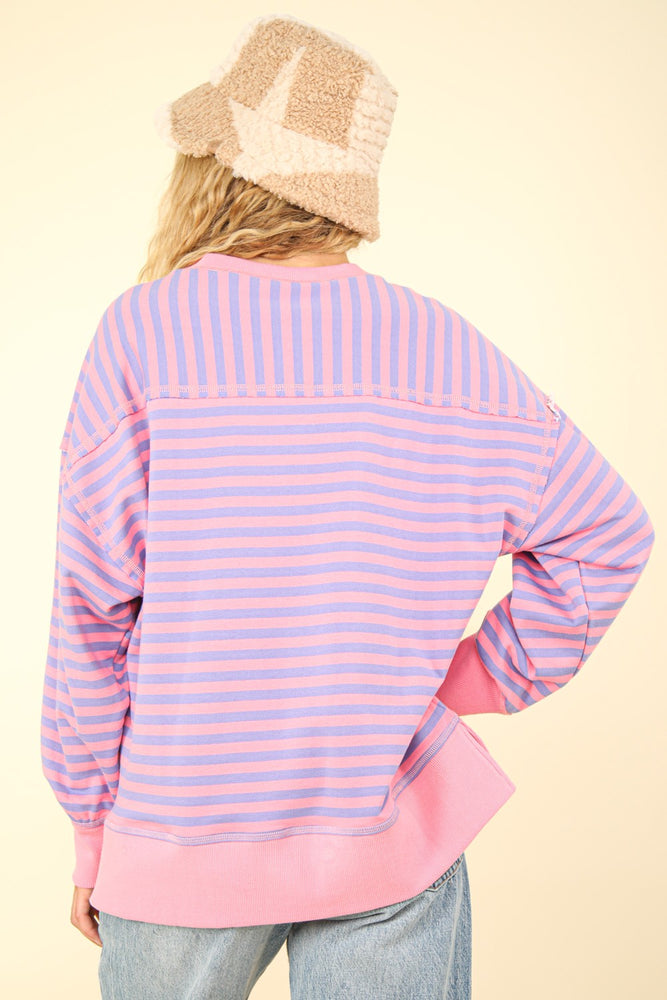 Overtime knit long sleeve top