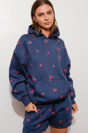 Cherry Lime Rickey hooded sweatshirt