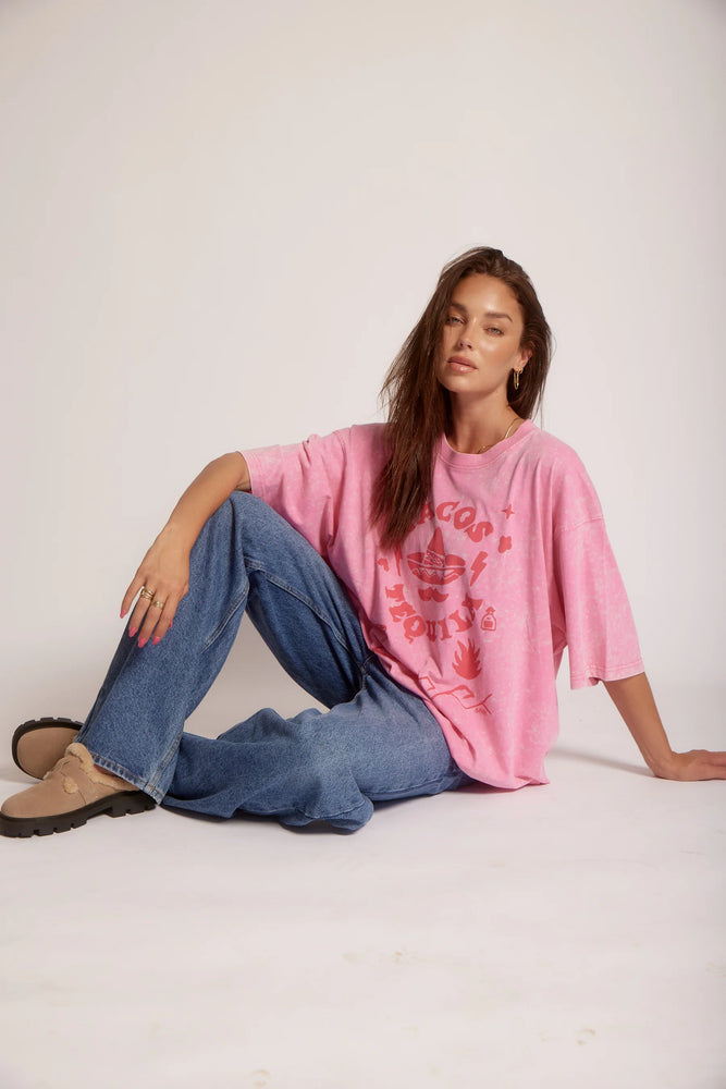 SABBI Tacos and Tequila Oversized tee