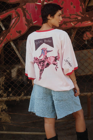 SABBI Hard Nose Cowgirl oversized tee