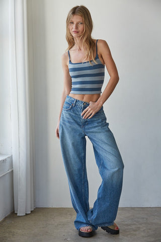 Striped Reversible Cami - Salty Babe Tops