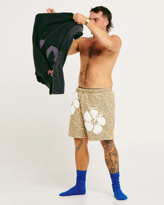SABBI Happy Hibiscus Shorts in Leopard