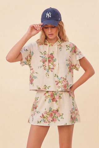 Floral Printed Skort - Salty Babe Skorts