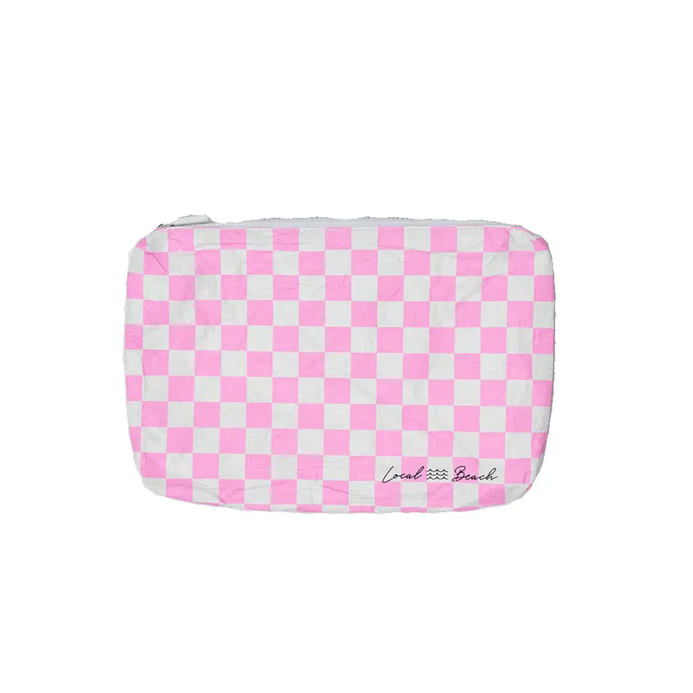 Prints & Checks water resistant pouch