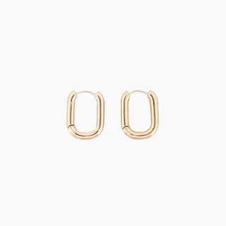 MAY MARTIN Large Remi Hoops- Gold