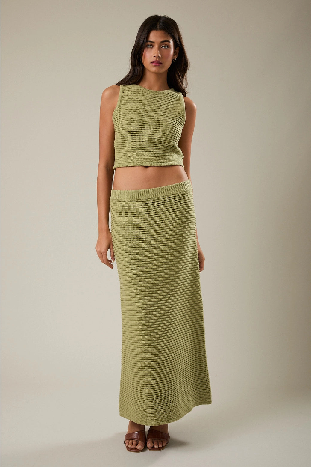 Green Midi Skirt - Salty Babe Skirts