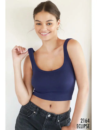 NIKIBIKI Chevron Ribbed Crop Top