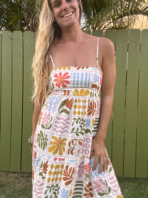 Floral Printed Maxi Dress