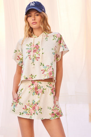 Floral Printed Skort - Salty Babe Skorts