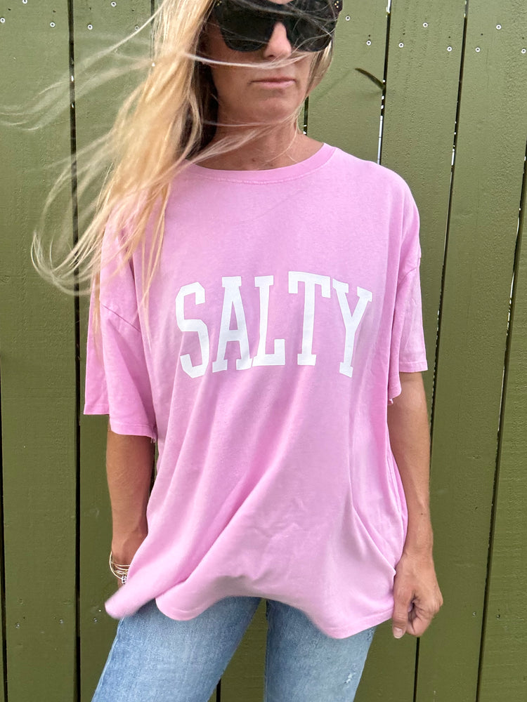 Salty graphic oversized tee