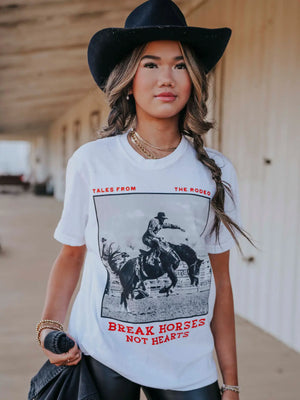 Break Horses Not Hearts Graphic Tee