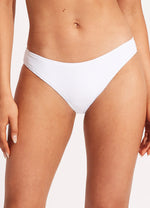 SEAFOLLY Sea Dive Hipster bikini bottom-White