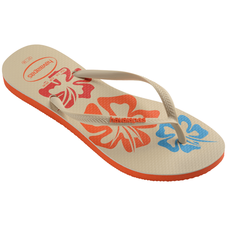 HAVAIANAS Slim Postcard USA sandal- Sunset Orange