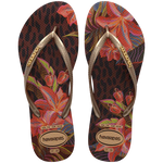 HAVAIANAS Slim Animal Floral Fisuon sandal-Rust