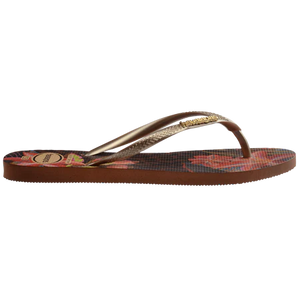 HAVAIANAS Slim Animal Floral Fisuon sandal-Rust