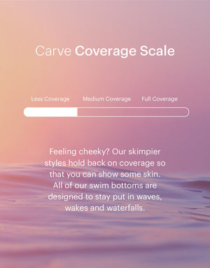 CARVE DESIGNS Sanitas Compression bikini bottom-Cilantro