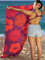 TAG ALOHA Aloalo with Hawaiian Airlines beach towel